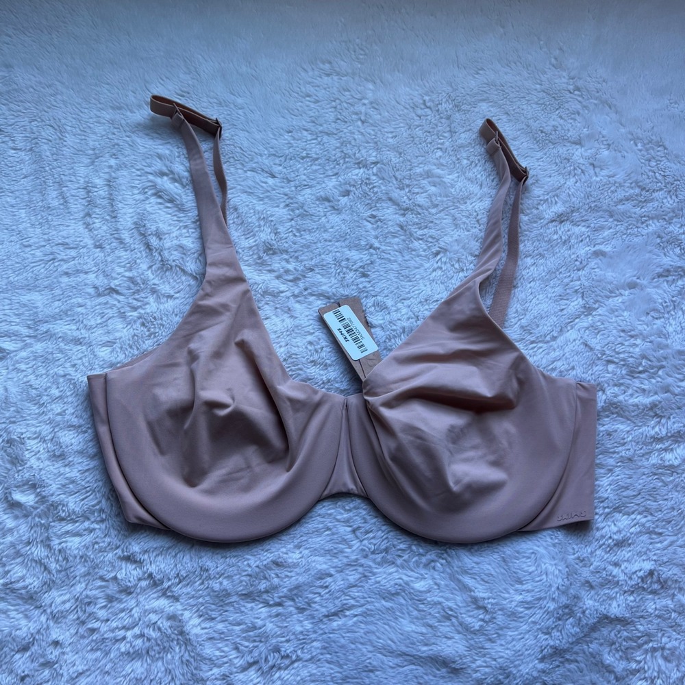 SKIMS Smoothing Intimates Unlined Minimizer Bra Clay FL-FUL-6416W Size 38DD NEW